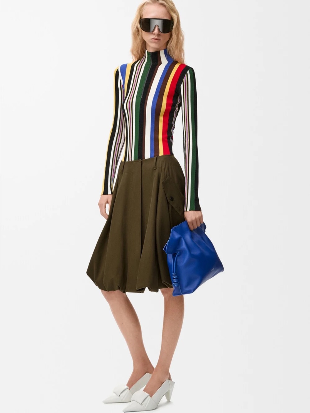 Loewe Skirt in cotton and silk Fr36 - Picture 3 of 8